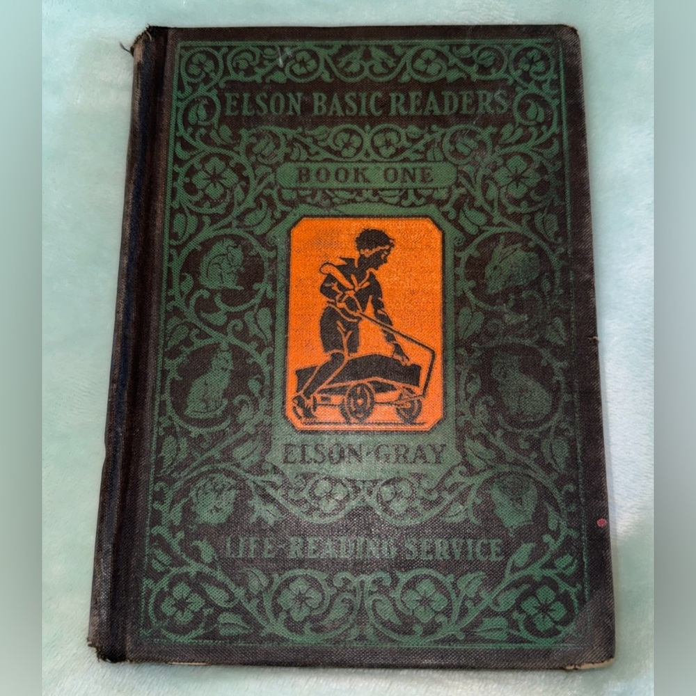 1930 Elson Basic Readers Elson-Gray Life Reading Service Hardback Antiquarian
